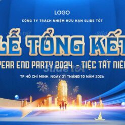 Mẫu Phông nền/Backdrop Lễ tổng kết (Xanh dương) 7 Mau maket phong nen le tong ket xanh duong slidetot 2