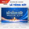 Mẫu Phông nền/Backdrop Lễ tổng kết (Xanh dương) 1 Mẫu Phông nền/Backdrop Lễ tổng kết (Xanh dương) - mẫu PowerPoint Slide Tốt