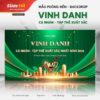 Mẫu Phông nền Backdrop Vinh danh cá nhân tập thể xuất sắc nhất (Xanh lá) 1 Mẫu Phông nền Backdrop Vinh danh cá nhân tập thể xuất sắc nhất (Xanh lá) - mẫu PowerPoint Slide Tốt