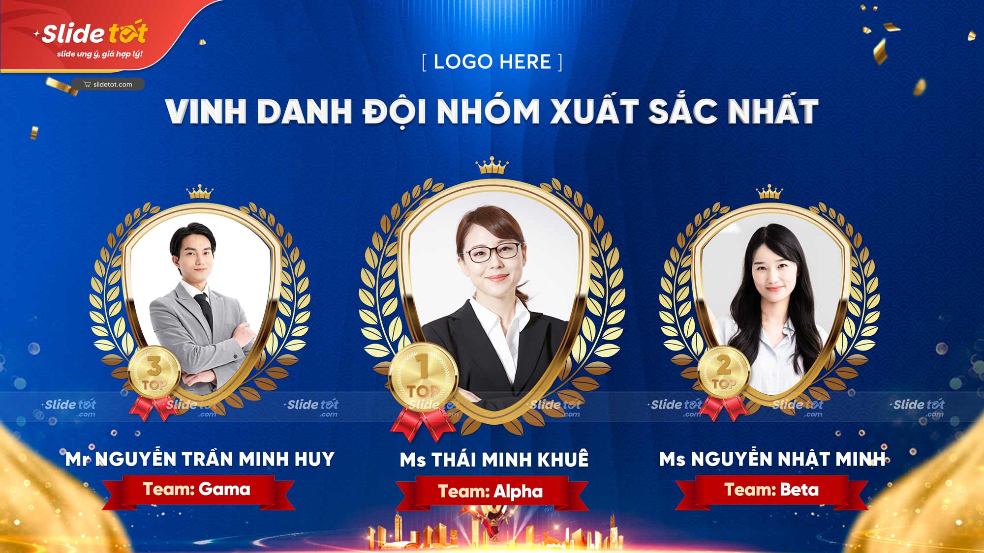 Mẫu Phông nền Backdrop Vinh danh đội nhóm xuất sắc nhất (Xanh dương) 5 Mẫu Phông nền Backdrop Vinh danh đội nhóm xuất sắc nhất (Xanh dương) - Ảnh 3