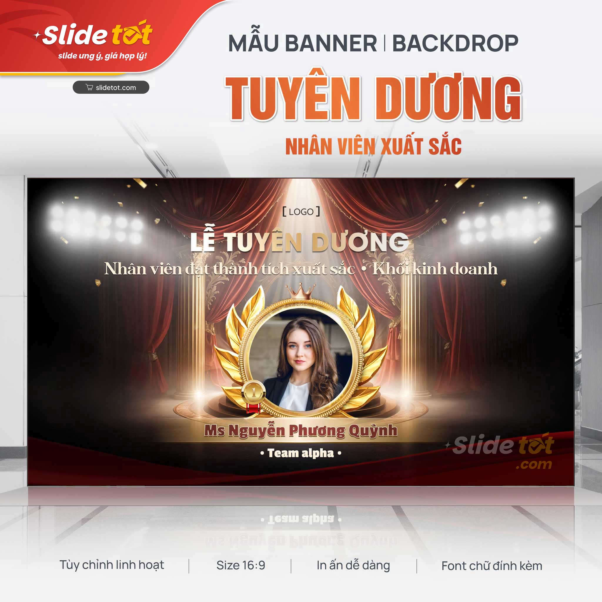 Mẫu tuyên dương nhân viên xuất sắc nhất 3 Mẫu tuyên dương nhân viên xuất sắc nhất - mẫu PowerPoint Slide Tốt