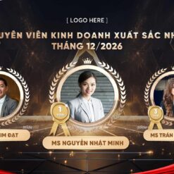 Mau vinh danh chuyen vien kinh doanh xuat sac nhat gold slidego2