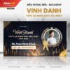 Mẫu Vinh danh Top3 cá nhân xuất sắc nhất (Gold) - Slide Tốt