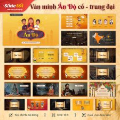 Slide Văn minh Ấn Độ cổ – Trung đại - mẫu PowerPoint Slide Tốt