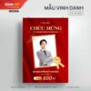 Mẫu Poster Vinh danh cá nhân 1 Mẫu Poster Vinh danh cá nhân - Slide Tốt