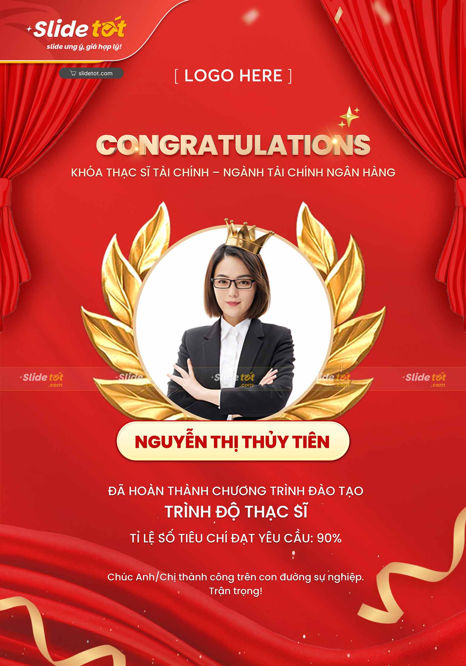 Mẫu Poster Vinh danh cá nhân 5 Mẫu Poster Vinh danh cá nhân - Ảnh 3