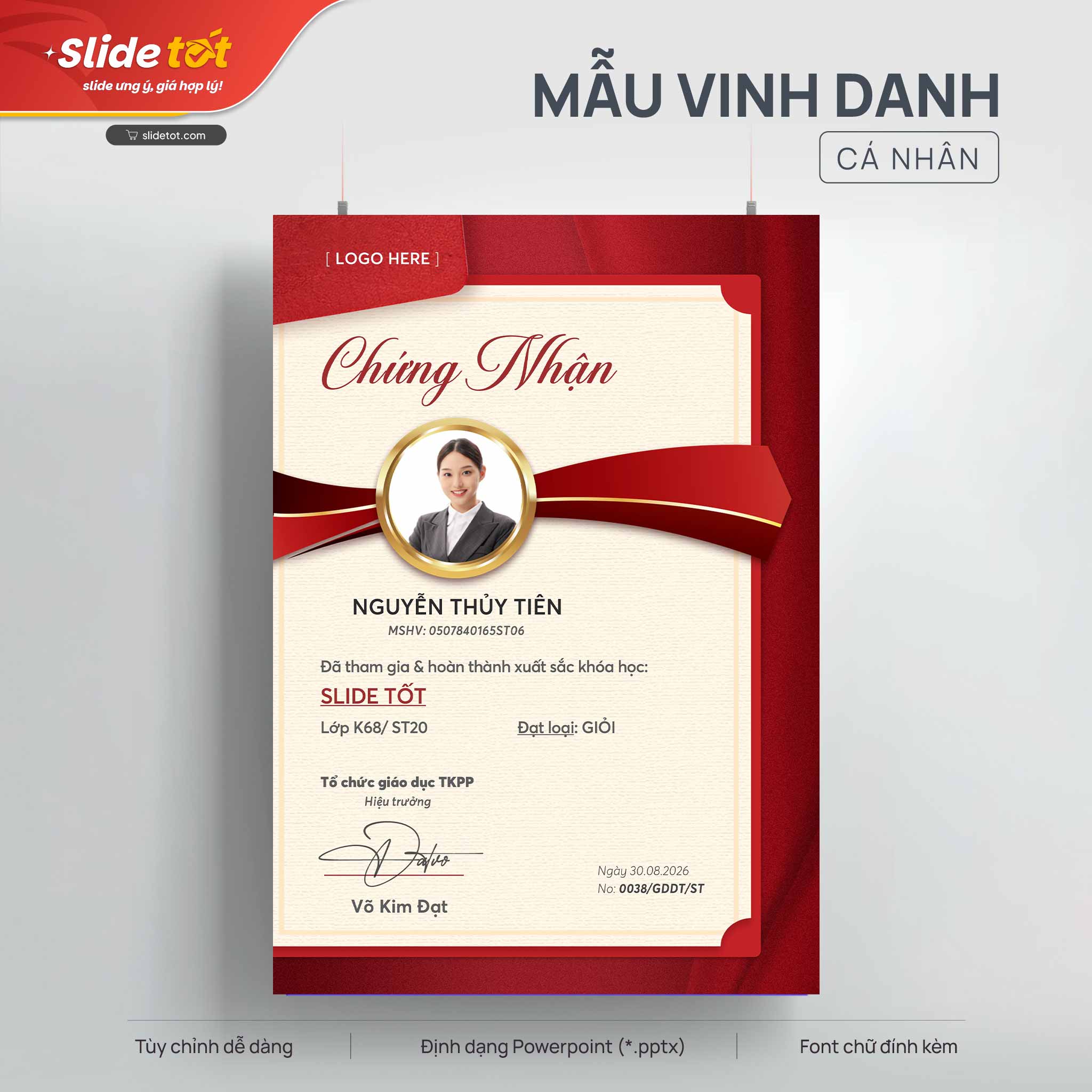 Mẫu Poster Vinh danh cá nhân 3 Mẫu Poster Vinh danh cá nhân - Slide Tốt