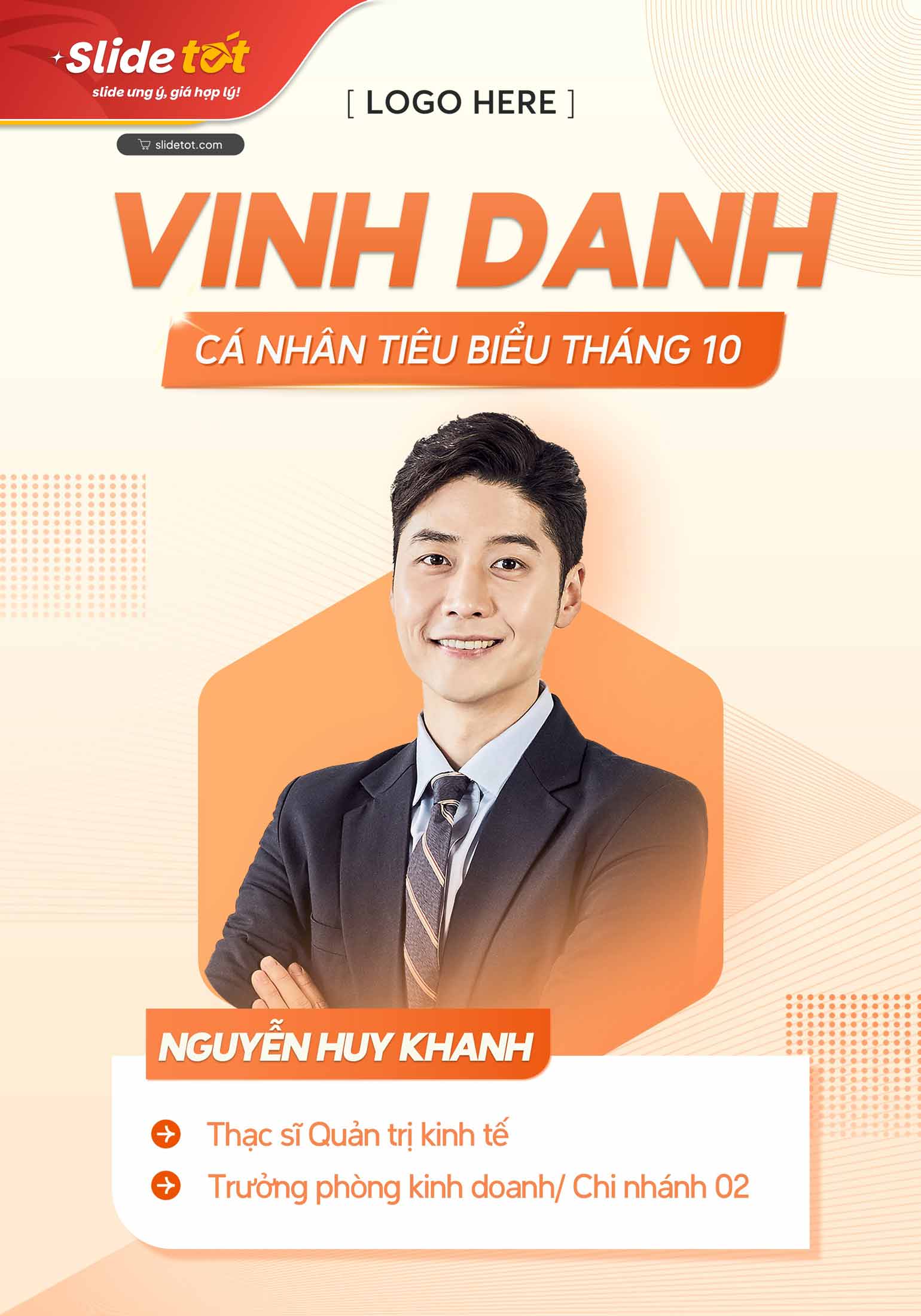 Mẫu Poster Vinh danh cá nhân 5 Mẫu Poster Vinh danh cá nhân(7) - Slidetot