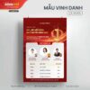 Mẫu Poster Vinh danh Top7 xuất sắc nhất 1 Mẫu Poster Vinh danh Top7 xuất sắc nhất - Slide Tốt