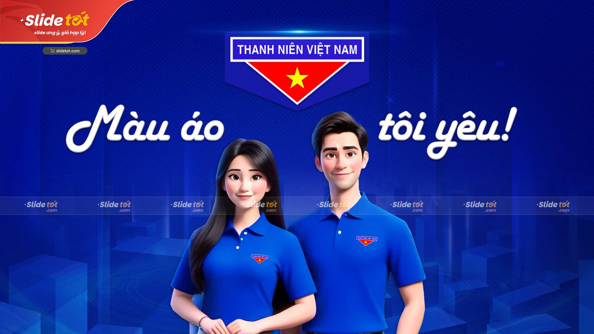 Mẫu Slide Bồi dưỡng cảm tình Đoàn 5 Mẫu Slide Bồi dưỡng cảm tình Đoàn - Ảnh 3