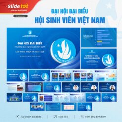 Mẫu Slide Đại hội đại biểu Hội sinh viên Việt Nam - Slide Tốt