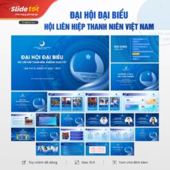 Mẫu Slide Đại hội đại biểu Hội liên hiệp thanh niên Việt Nam (LHTN)