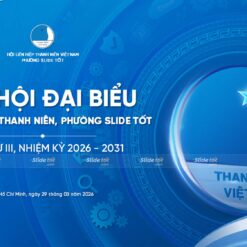 Alternative view of Mẫu Slide Đại hội đại biểu Hội liên hiệp thanh niên Việt Nam (LHTN)