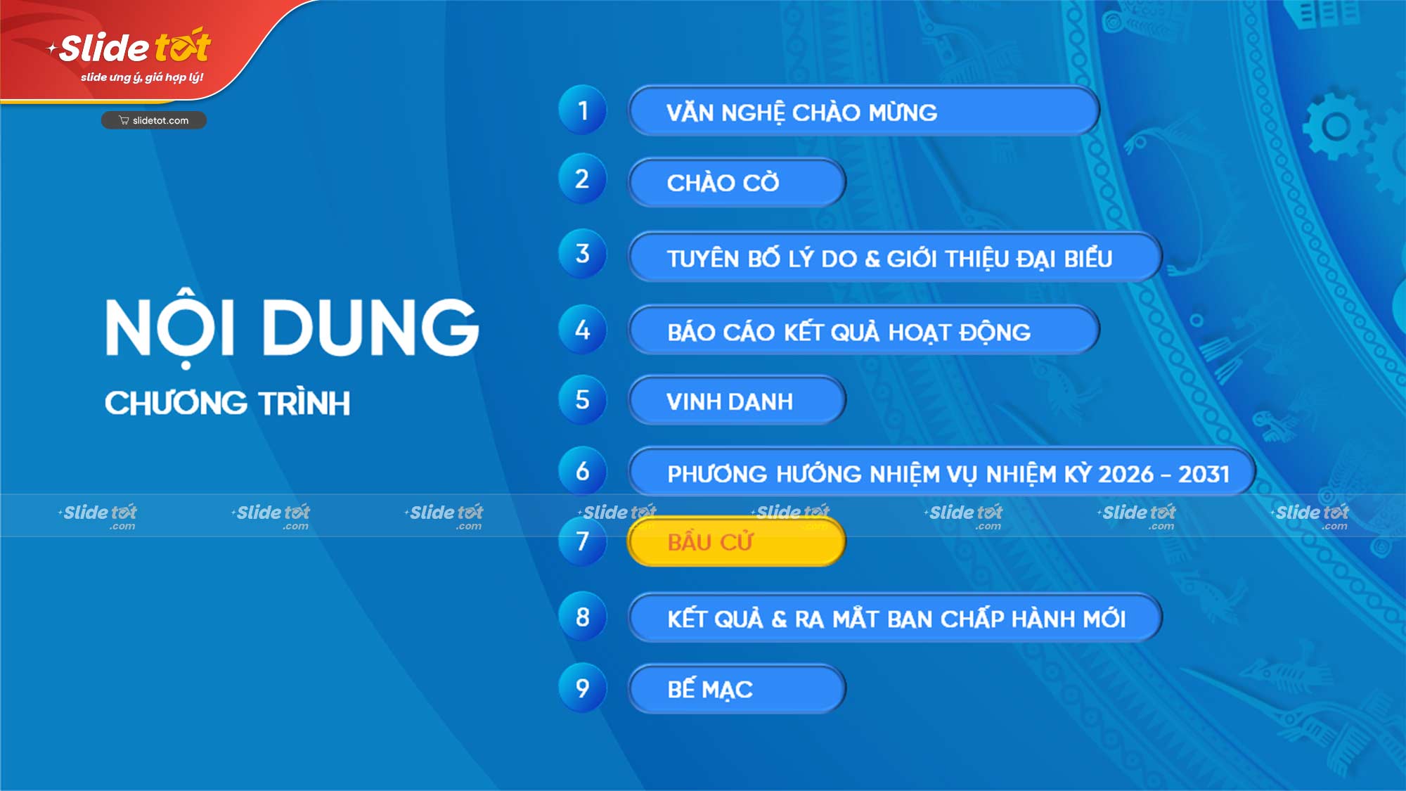 Mẫu Slide Đại hội đại biểu Hội liên hiệp thanh niên Việt Nam (LHTN) 5 Mẫu Slide Đại hội đại biểu Hội liên hiệp thanh niên Việt Nam (LHTN) - Ảnh 3