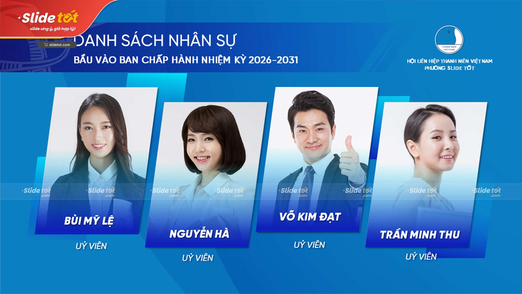 Mẫu Slide Đại hội đại biểu Hội liên hiệp thanh niên Việt Nam (LHTN) 8 Mẫu Slide Đại hội đại biểu Hội liên hiệp thanh niên Việt Nam (LHTN) - Ảnh 6