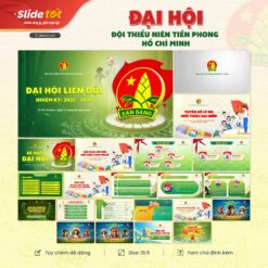 Mẫu Slide Đại hội Đội thiếu niên tiền phong Hồ Chí Minh