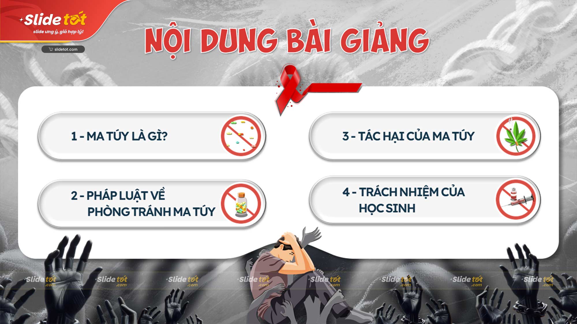 Mẫu Slide Tuyên truyền phòng chống tác hại Ma Túy 5 Mẫu Slide Tuyên truyền phòng chống tác hại Ma Túy - Ảnh 3