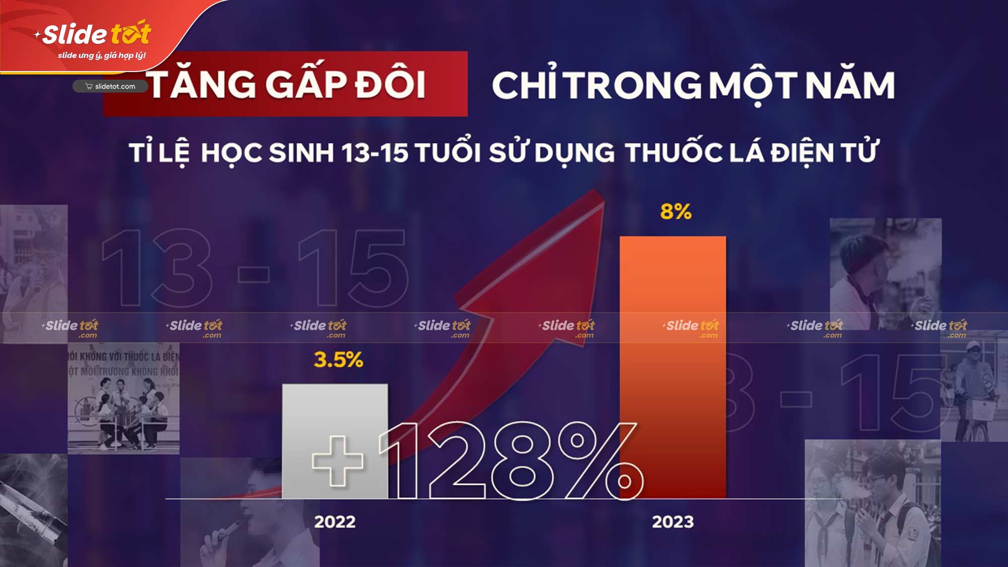 Mẫu Slide Tuyên truyền Thuốc lá điện tử tác hại & hiểm họa 8 Mẫu Slide Tuyên truyền Thuốc lá điện tử tác hại & hiểm họa - Ảnh 6