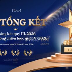 Mẫu tổng kết & định hượng chiến lược - Slidetot