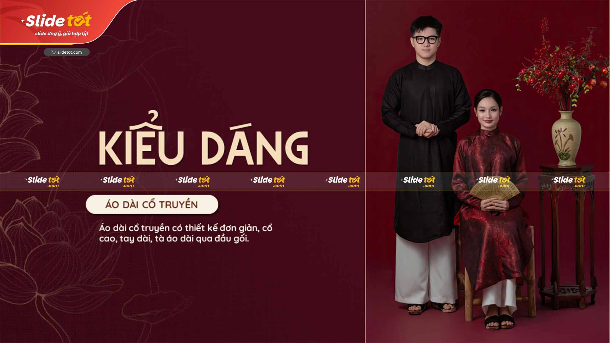 Mẫu Slide Áo dài Việt Nam 8 Mẫu Slide Áo dài Việt Nam - Ảnh 6