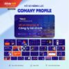 Mẫu Slide Company profile - Hồ sơ năng lực công ty (Ver1) 2 mau slide company profile ho so nang luc cong ty ver1 slidetot 1