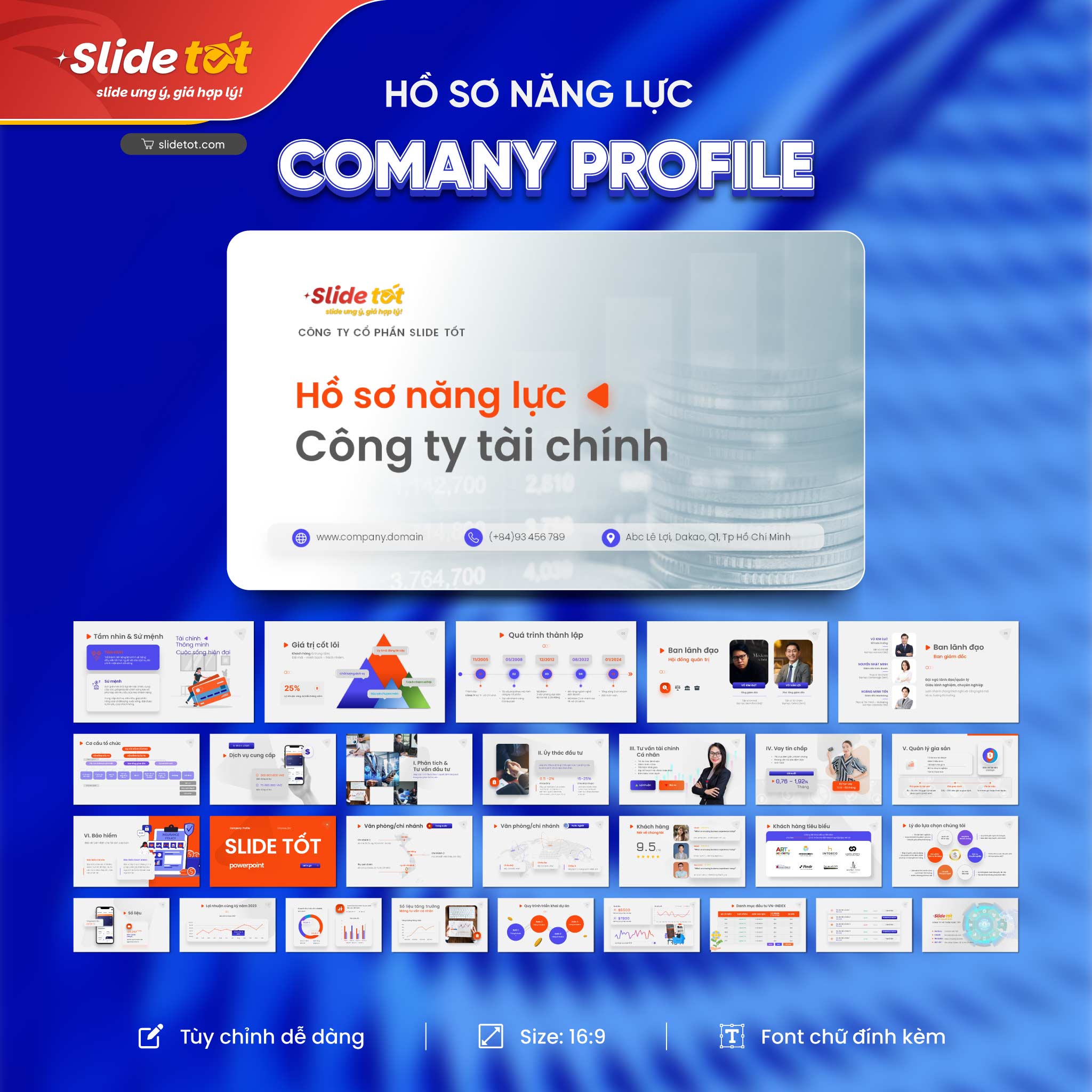Mẫu Slide Company profile - Hồ sơ năng lực công ty (Ver2) 3 Mẫu Slide Company profile - Hồ sơ năng lực công ty (Ver2)