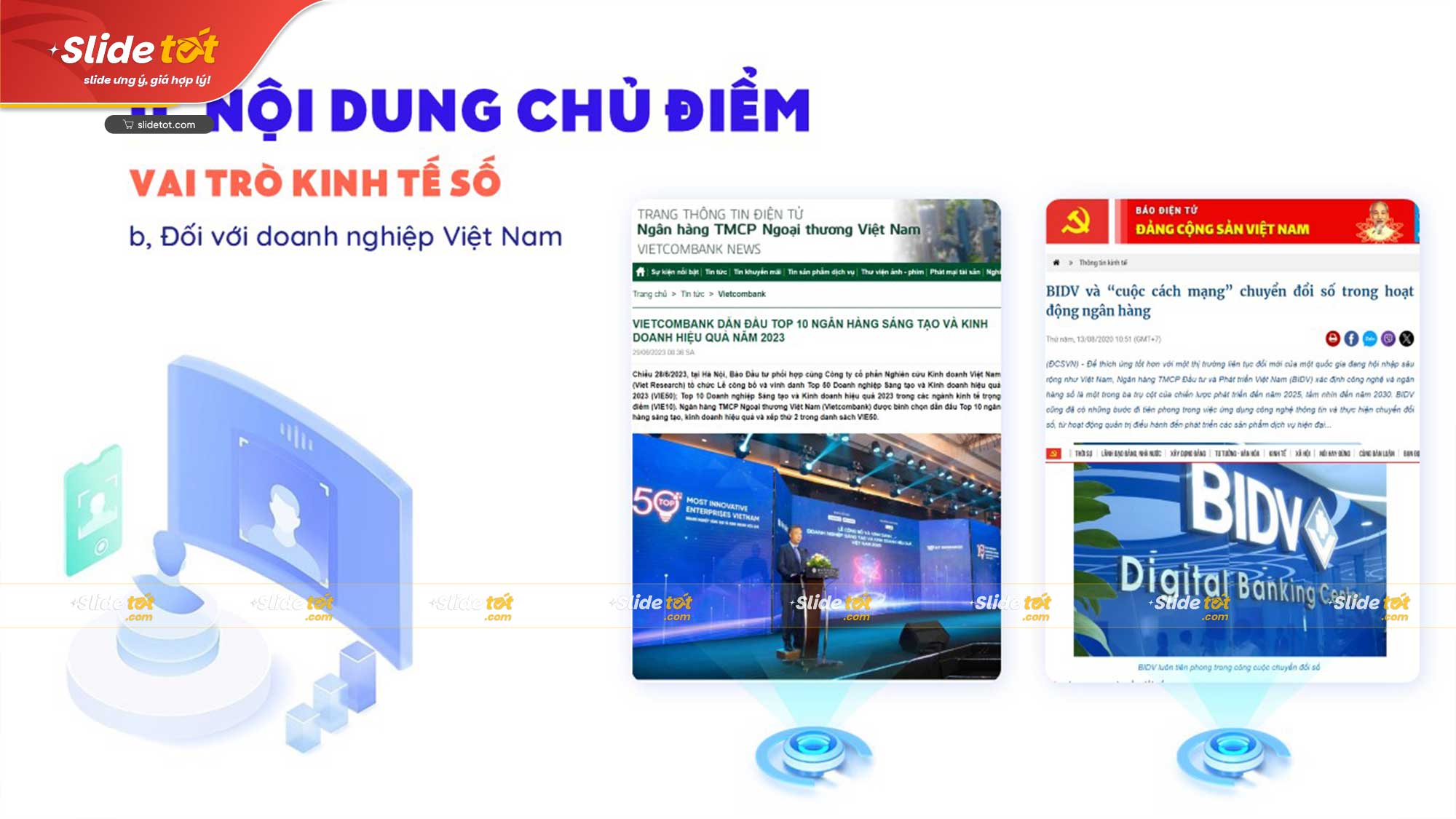 Mẫu Slide Kinh tế số (Digital Economy) 6 Mẫu Slide Kinh tế số (Digital Economy) - Ảnh 4