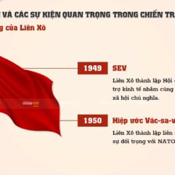 Mẫu Slide lịch sử: Chiến tranh lạnh 1947-1991 (Cold War) 10 mau slide lich su chien tranh lanh 1947 1991 cold war slidetot 4