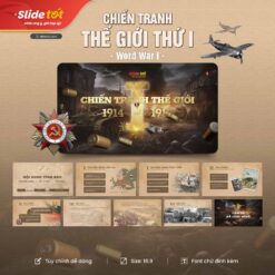 Mẫu Slide lịch sử Chiến tranh thế giới thứ 1 (World War 1)