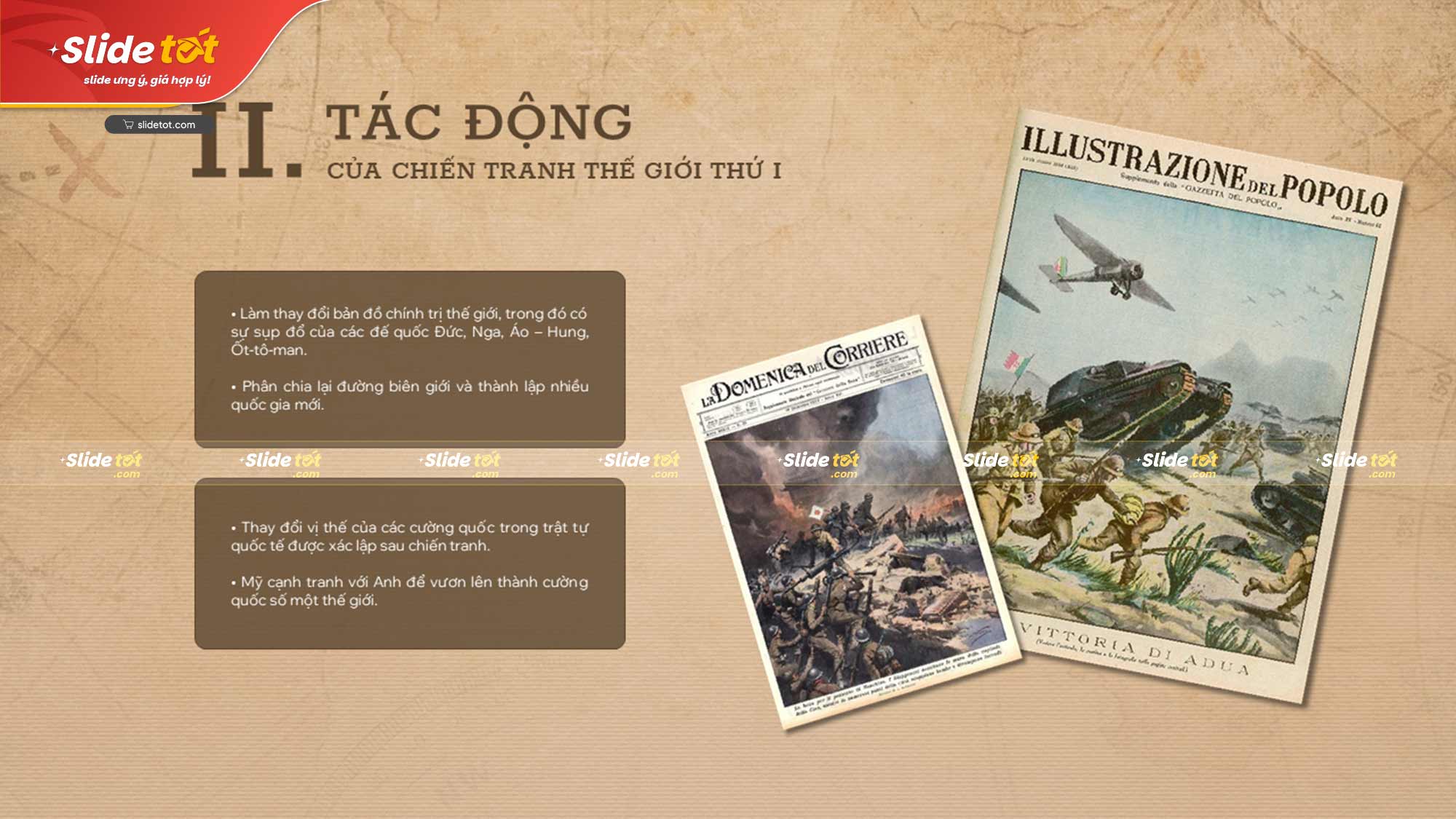 Mẫu Slide lịch sử Chiến tranh thế giới thứ 1 (World War 1) 7 Mẫu Slide lịch sử Chiến tranh thế giới thứ 1 (World War 1) - Ảnh 5