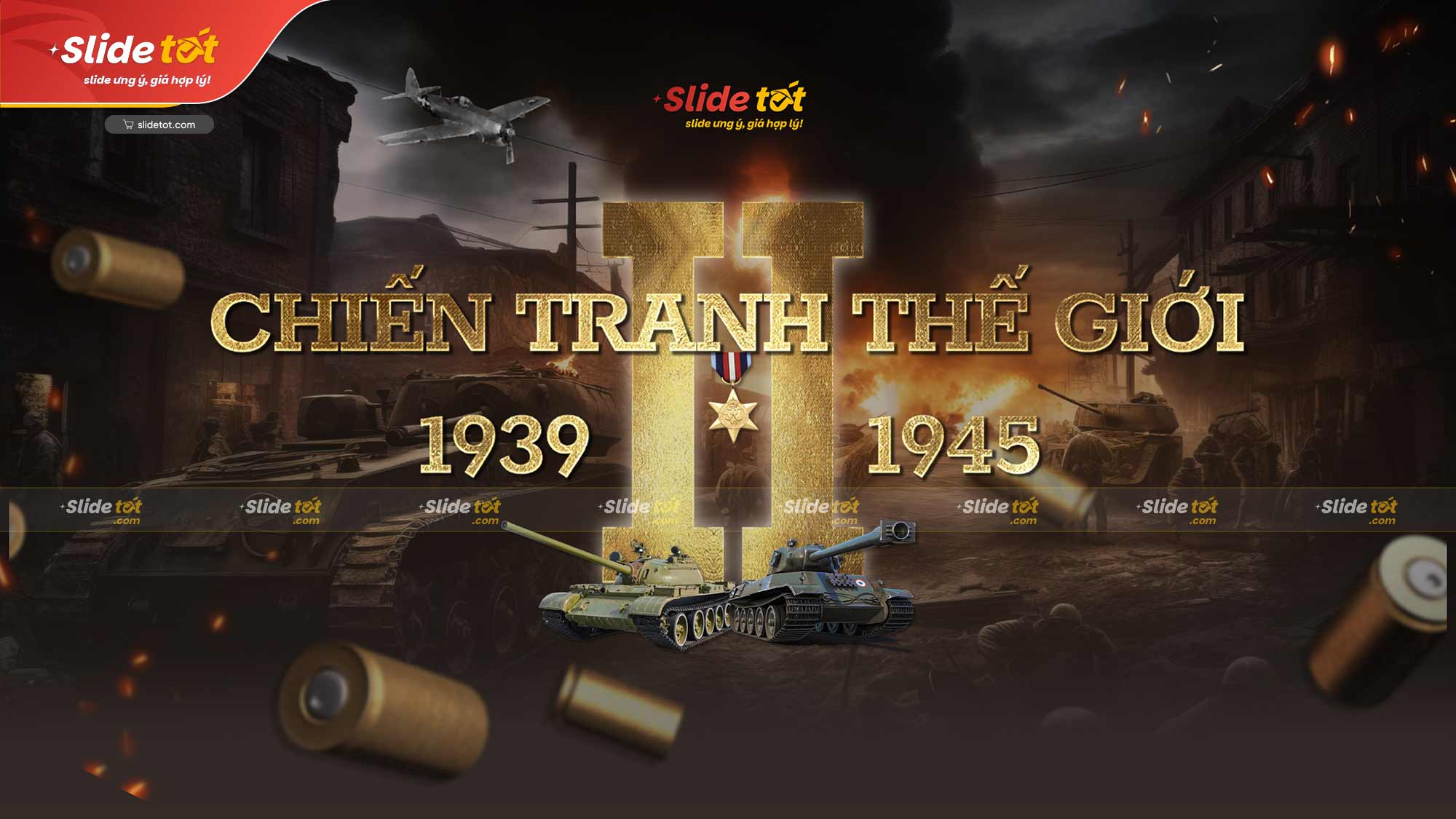 Mẫu Slide lịch sử: Chiến tranh thế giới thứ 2 (World War 2) 4 Mẫu Slide lịch sử: Chiến tranh thế giới thứ 2 (World War 2) - Ảnh 2