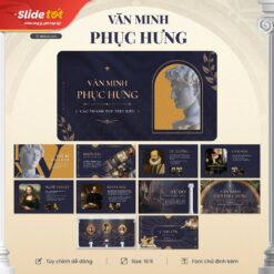 Mẫu Slide lịch sử: Văn minh Phục Hưng (History of Renaissance)