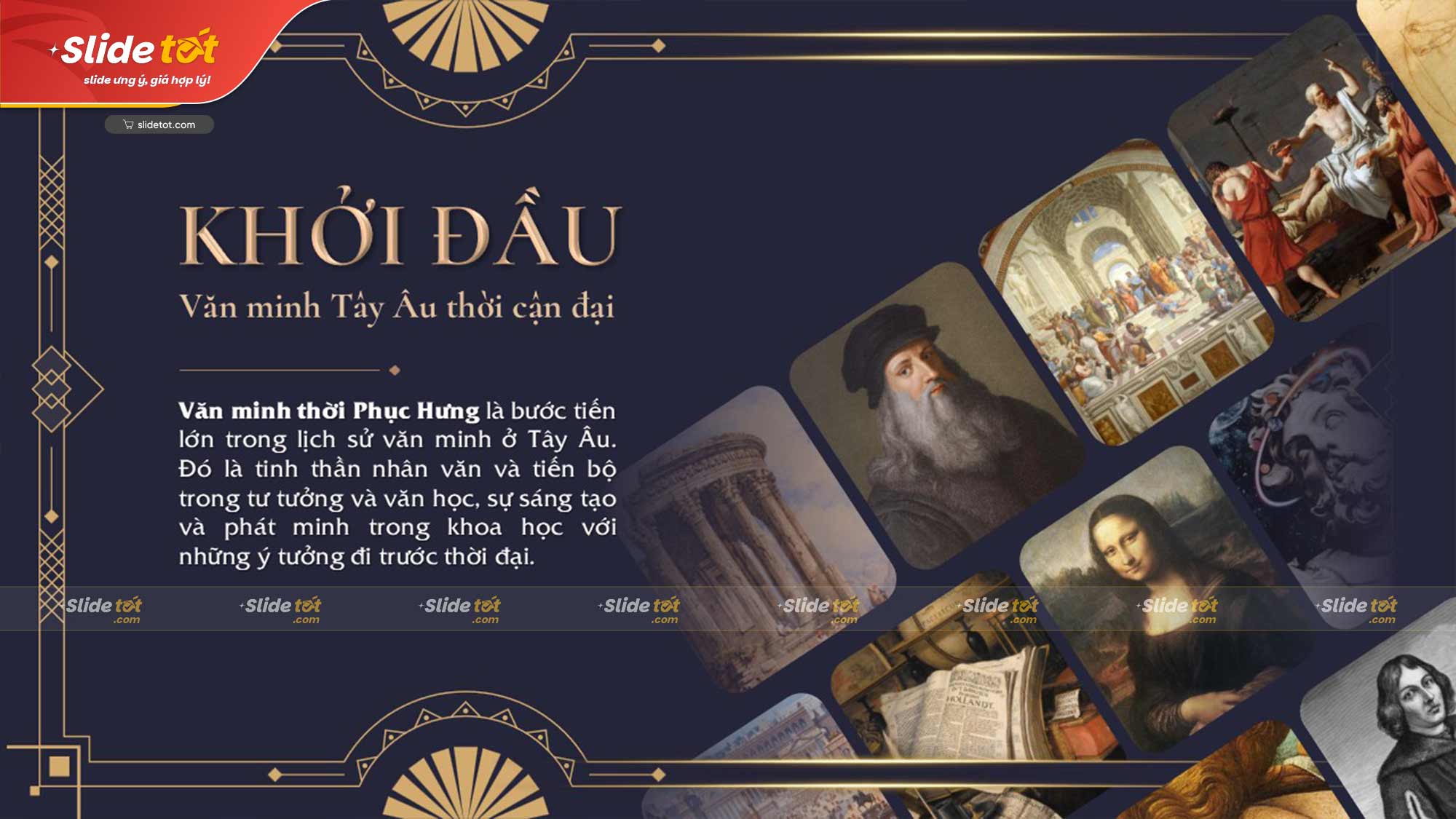 Mẫu Slide lịch sử: Văn minh Phục Hưng (History of Renaissance) 8 Mẫu Slide lịch sử: Văn minh Phục Hưng (History of Renaissance) - Ảnh 6