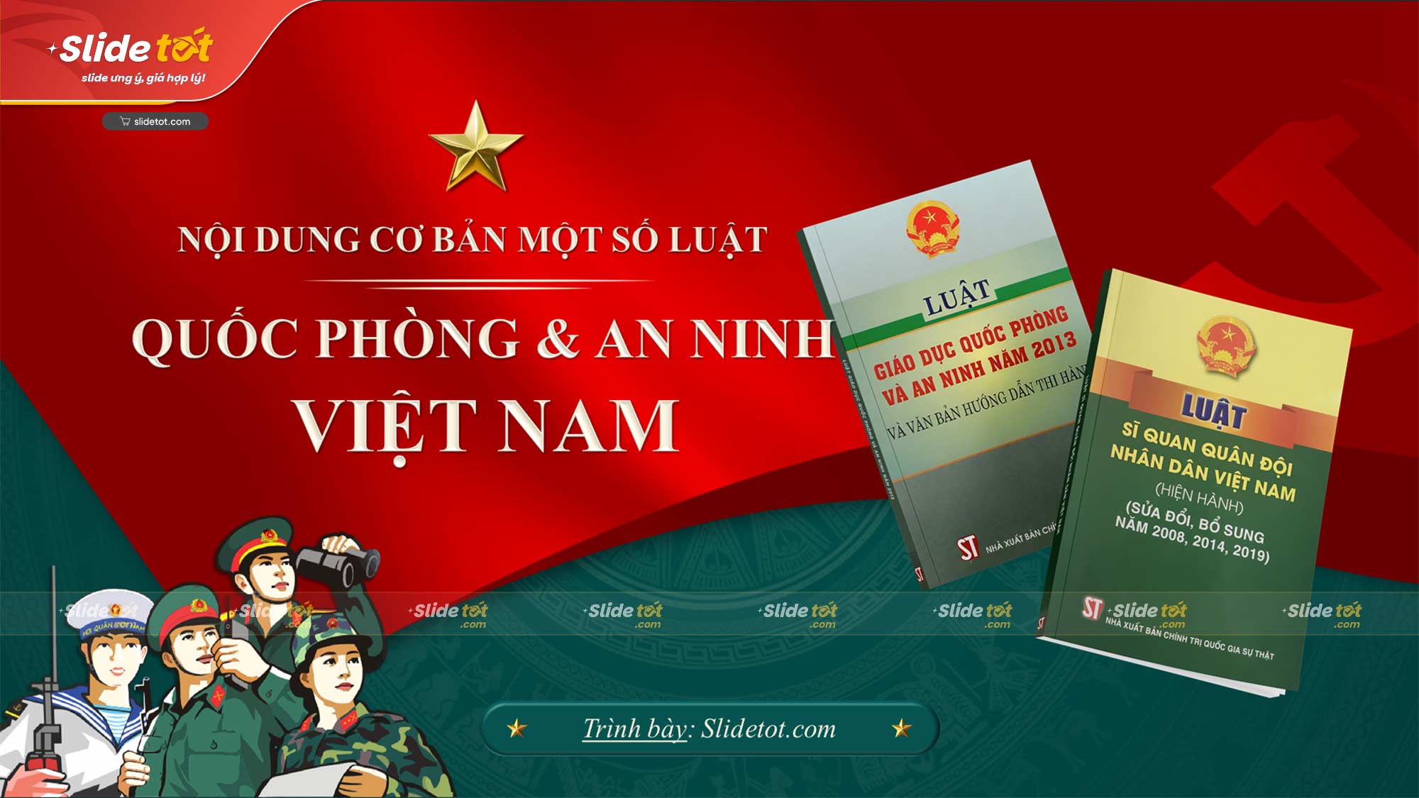 Mẫu Slide Luật Quốc phòng & An ninh Việt Nam 4 Mẫu Slide Luật Quốc phòng & An ninh Việt Nam - Ảnh 2
