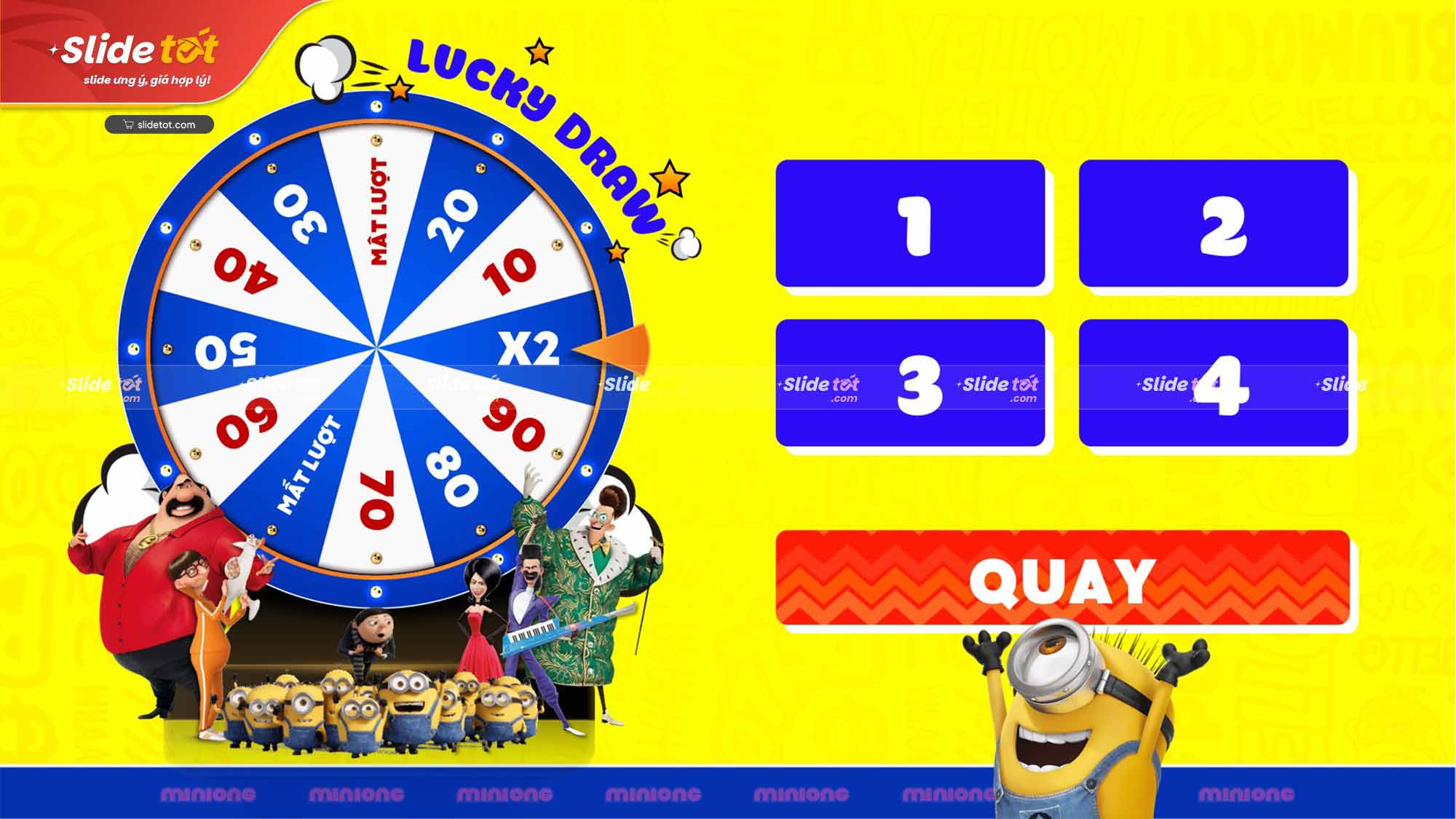 Mẫu Slide Minion Kẻ cắp mặt trăng - Despicable Me (Quiz Game Đố Vui) 7 Mẫu Slide Minion Kẻ cắp mặt trăng - Despicable Me (Quiz Game Đố Vui) - Ảnh 5