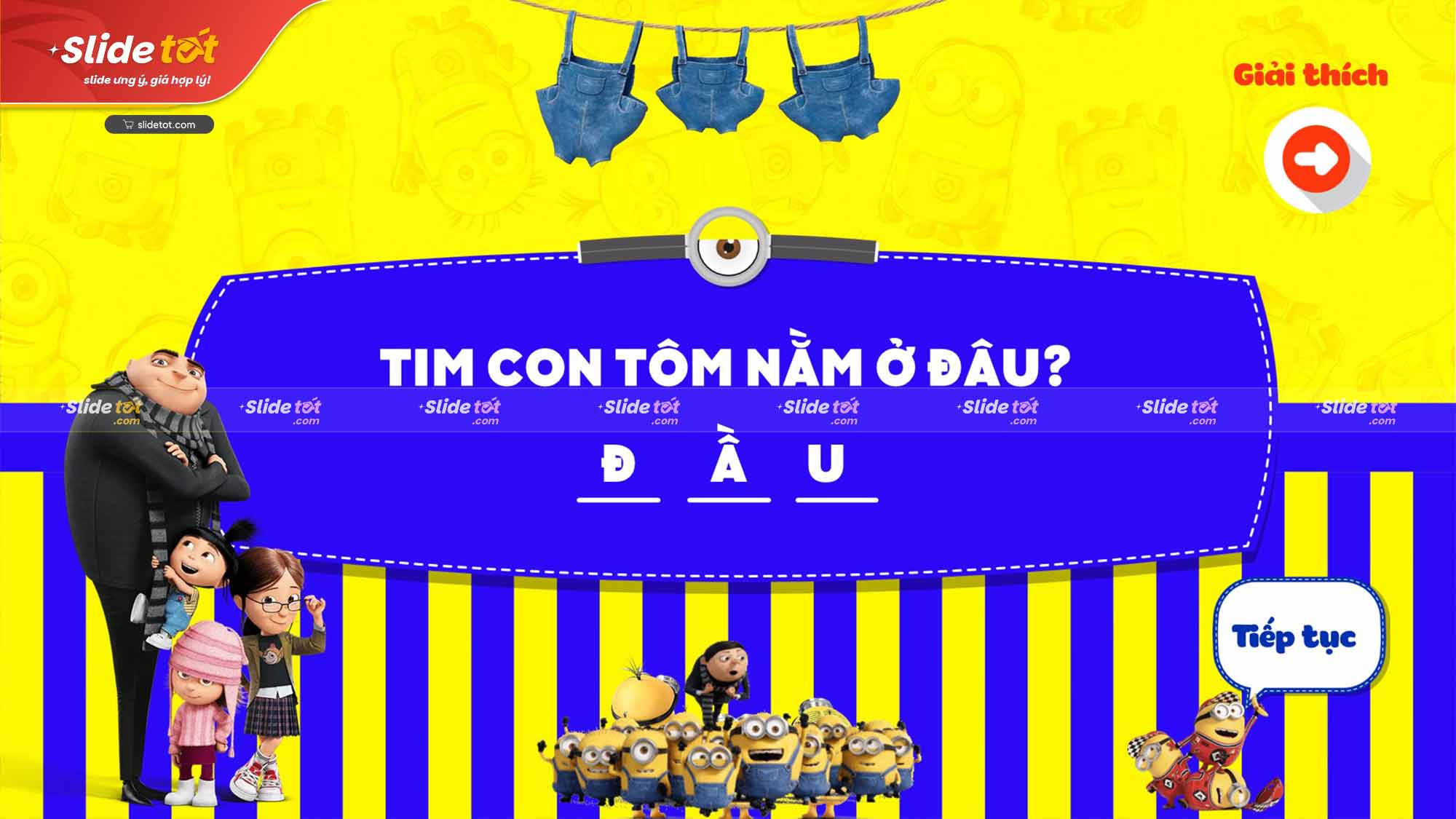 Mẫu Slide Minion Kẻ cắp mặt trăng - Despicable Me (Quiz Game Đố Vui) 9 Mẫu Slide Minion Kẻ cắp mặt trăng - Despicable Me (Quiz Game Đố Vui) - Ảnh 7