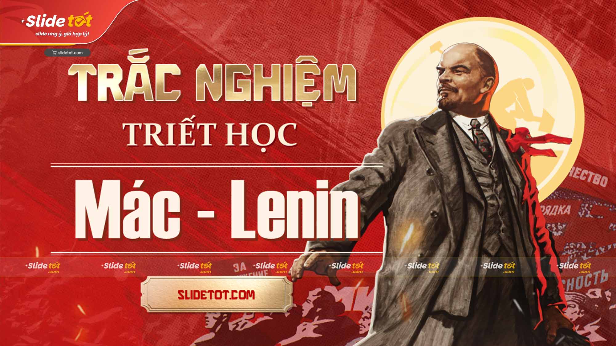 Mẫu Slide Trắc nghiệm Triết học Mác-Lenin (Ver1) 4 Mẫu Slide Trắc nghiệm Triết học Mác-Lenin (Ver1) - Ảnh 2