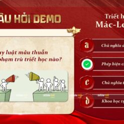 Mẫu Slide Trắc nghiệm Triết học Mác-Lenin (Ver1) 11 mau slide trac nghiem triet hoc mac lenin slidetot 4