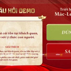 Mẫu Slide Trắc nghiệm Triết học Mác-Lenin (Ver1) 15 mau slide trac nghiem triet hoc mac lenin slidetot 8