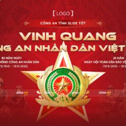Alternative view of Mẫu Phông nền Backdrop Ngày truyền thống Công an Nhân dân