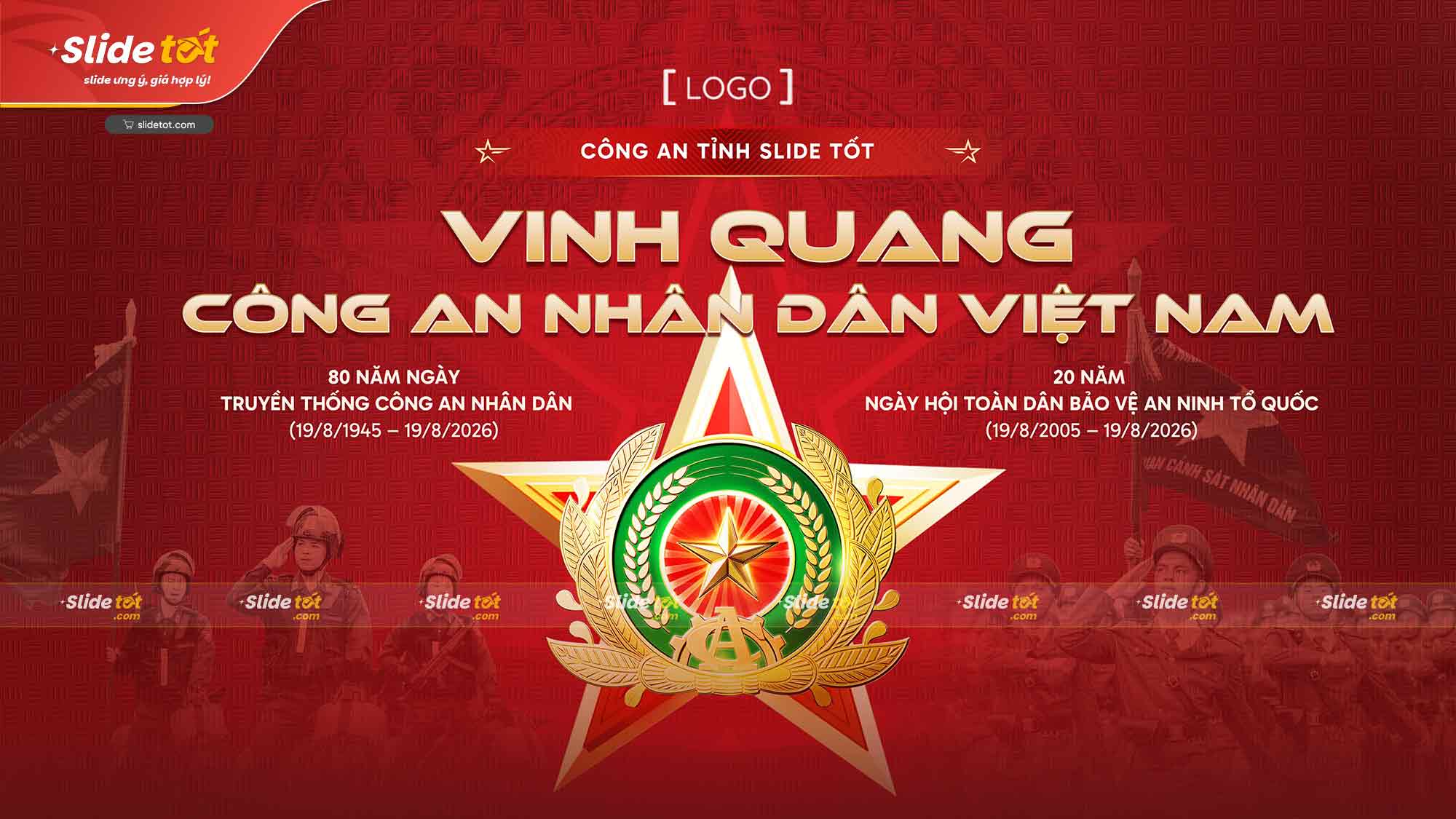 Mẫu Phông nền Backdrop Ngày truyền thống Công an Nhân dân 4 Mẫu Phông nền Backdrop Ngày truyền thống Công an Nhân dân - Ảnh 2