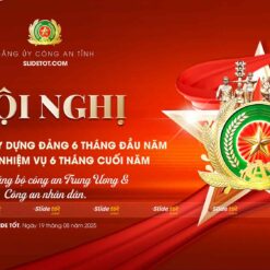 Alternative view of Mẫu Phông nền Backdrop Hội nghị công tác xây dựng Đảng CAND