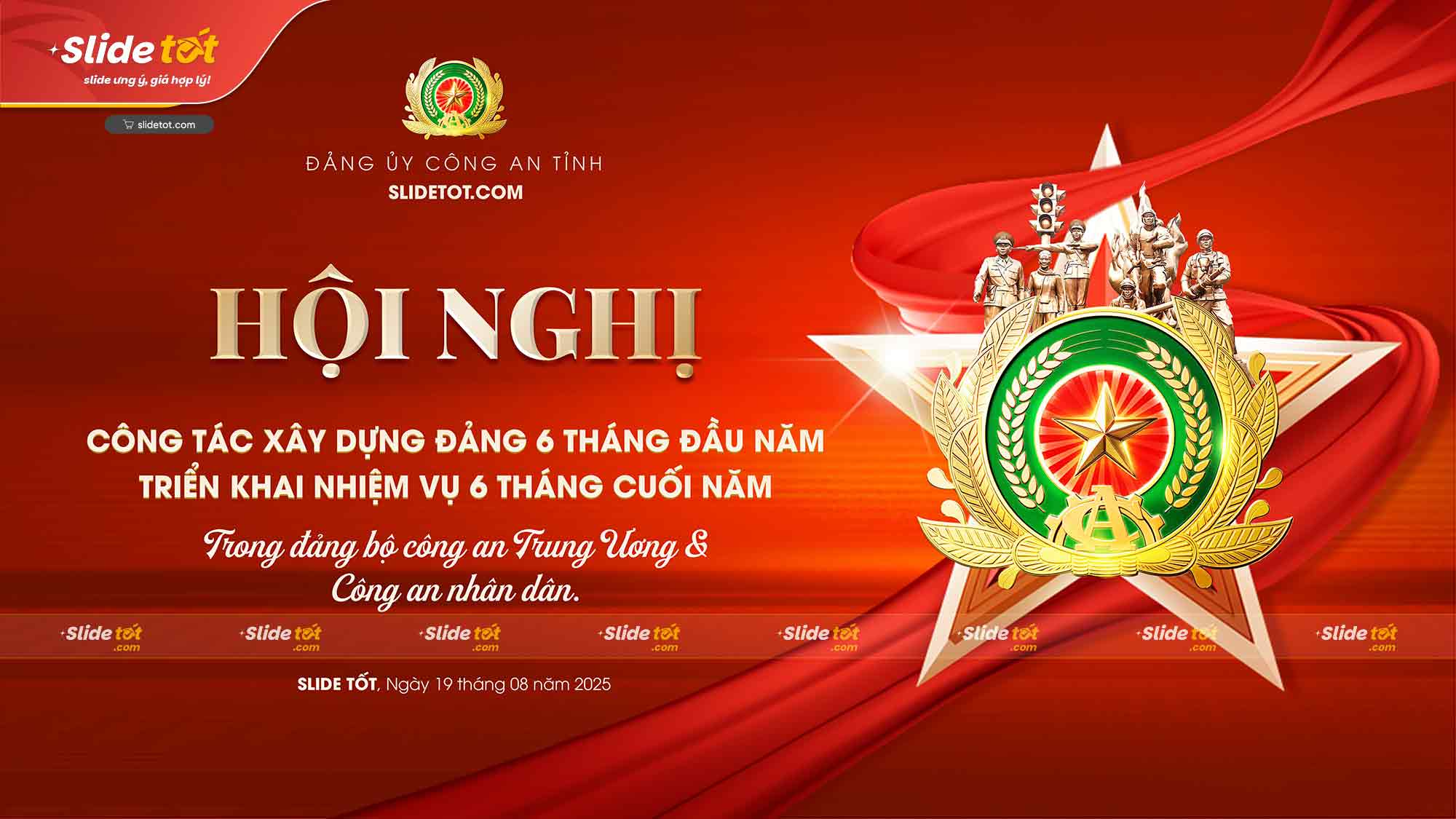 Mẫu Phông nền Backdrop Hội nghị công tác xây dựng Đảng CAND 4 Mẫu Phông nền Backdrop Hội nghị công tác xây dựng Đảng CAND - Ảnh 2
