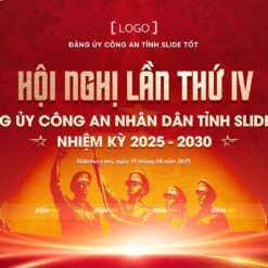 Alternative view of Mẫu Phông nền Backdrop Hội nghị Đảng ủy CAND