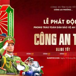 Alternative view of Mẫu Phông nền Backdrop Lễ phát động toàn dân bảo vệ An ninh Tổ quốc