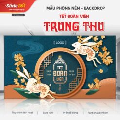 Mẫu Phông nền Backdrop Tết Trung Thu