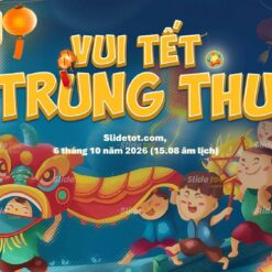 Alternative view of Mẫu Phông nền Backdrop Tết Trung Thu