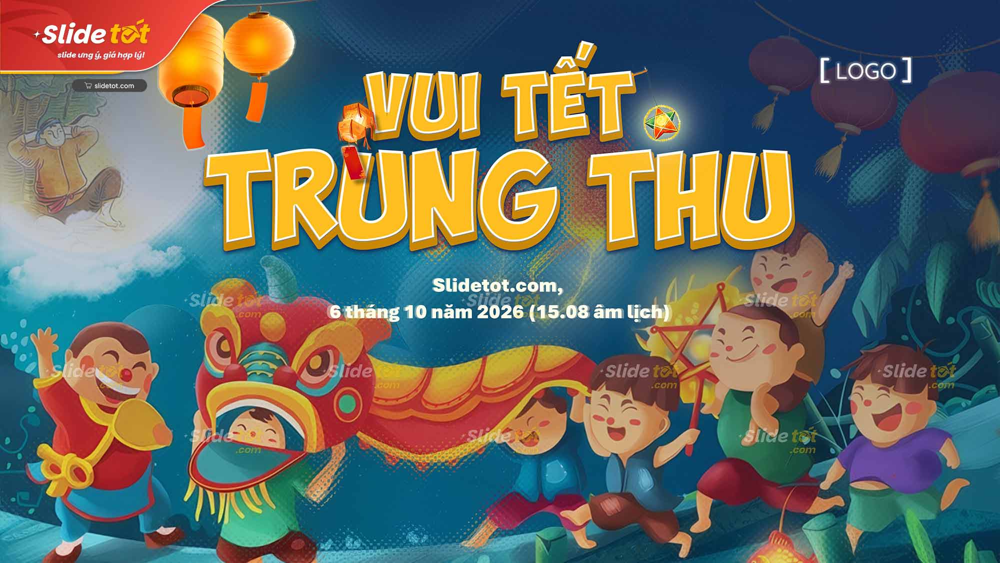 Mẫu Phông nền Backdrop Tết Trung Thu 4 Mẫu Phông nền Backdrop Tết Trung Thu - Ảnh 2