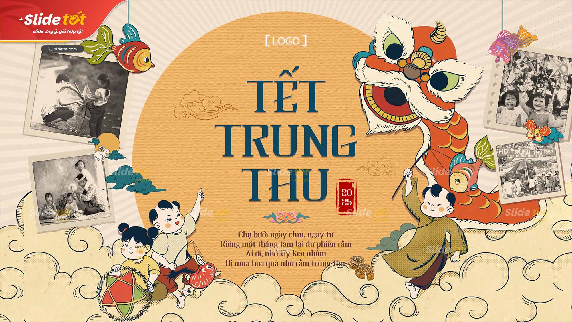 Mẫu Phông nền Backdrop Tết Trung Thu 4 Mẫu Phông nền Backdrop Tết Trung Thu - Ảnh 2