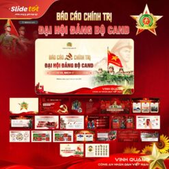 Mẫu Slide Đại hội Đảng Bộ Công an Nhân dân
